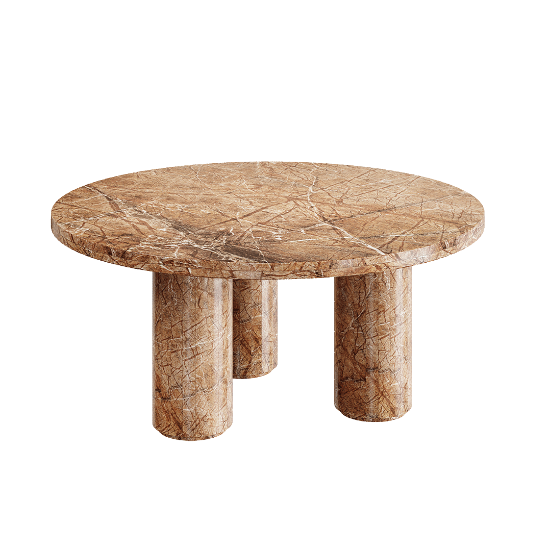 Casoli Marble Coffee Table, Mocha - Image 2