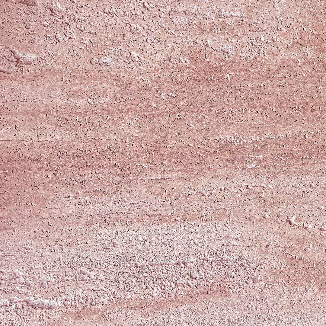 Porto Travertine Coffee Table, Red - Image 3